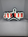 Custom Jordan Jumpman Inspired LED Sign | Basketball Decor |  USB-C Table Lamp