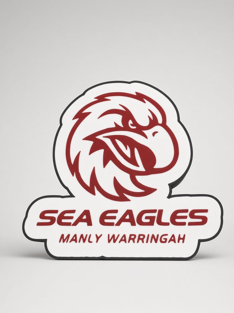 Manly-Warringah Sea Eagles NRL Team LED Lightbox – Perfect Sports Fan Gift!
