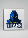 Gold Coast Titans NRL Team LED Lightbox – Perfect Sports Fan Gift!