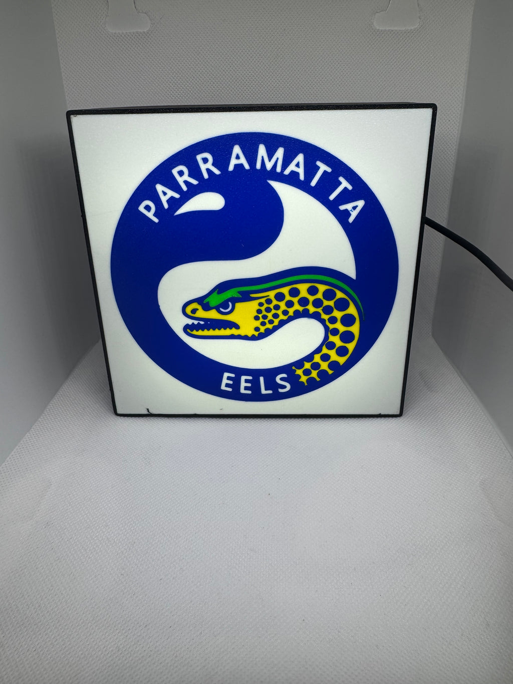 Parramatta Eels NRL Team LED Lightbox – Perfect Sports Fan Gift!