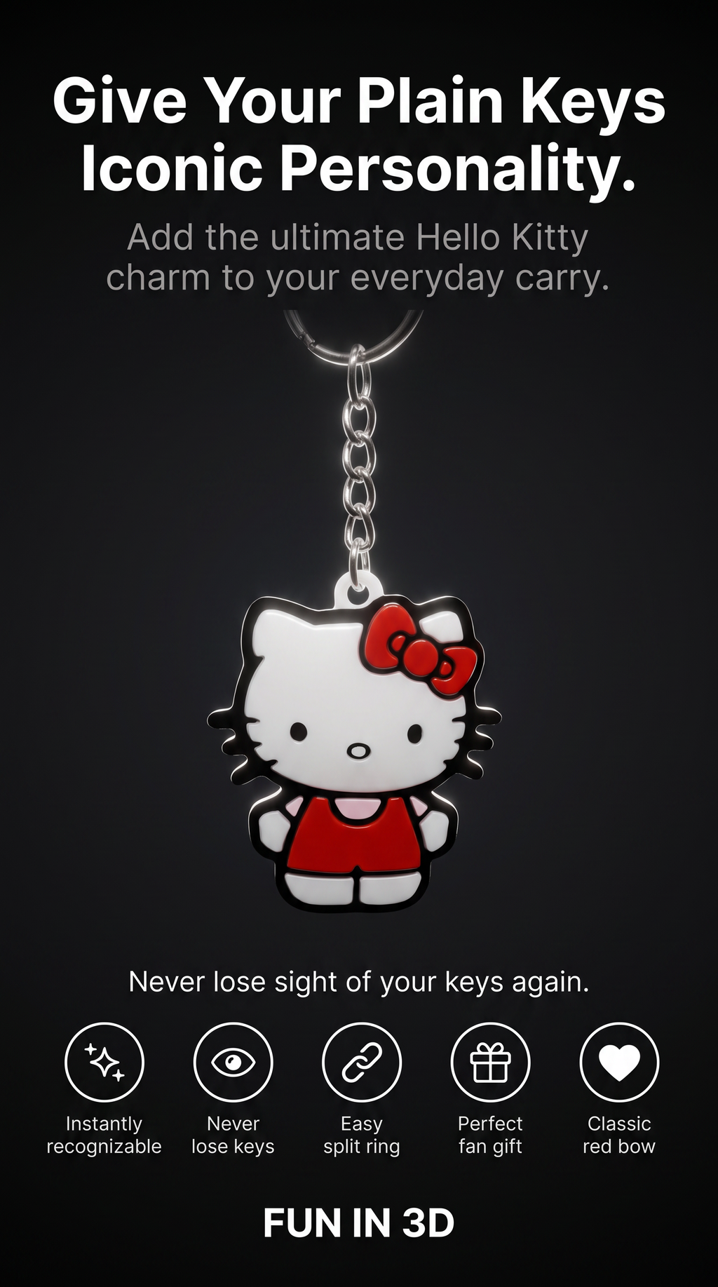Hello Kitty Keychain