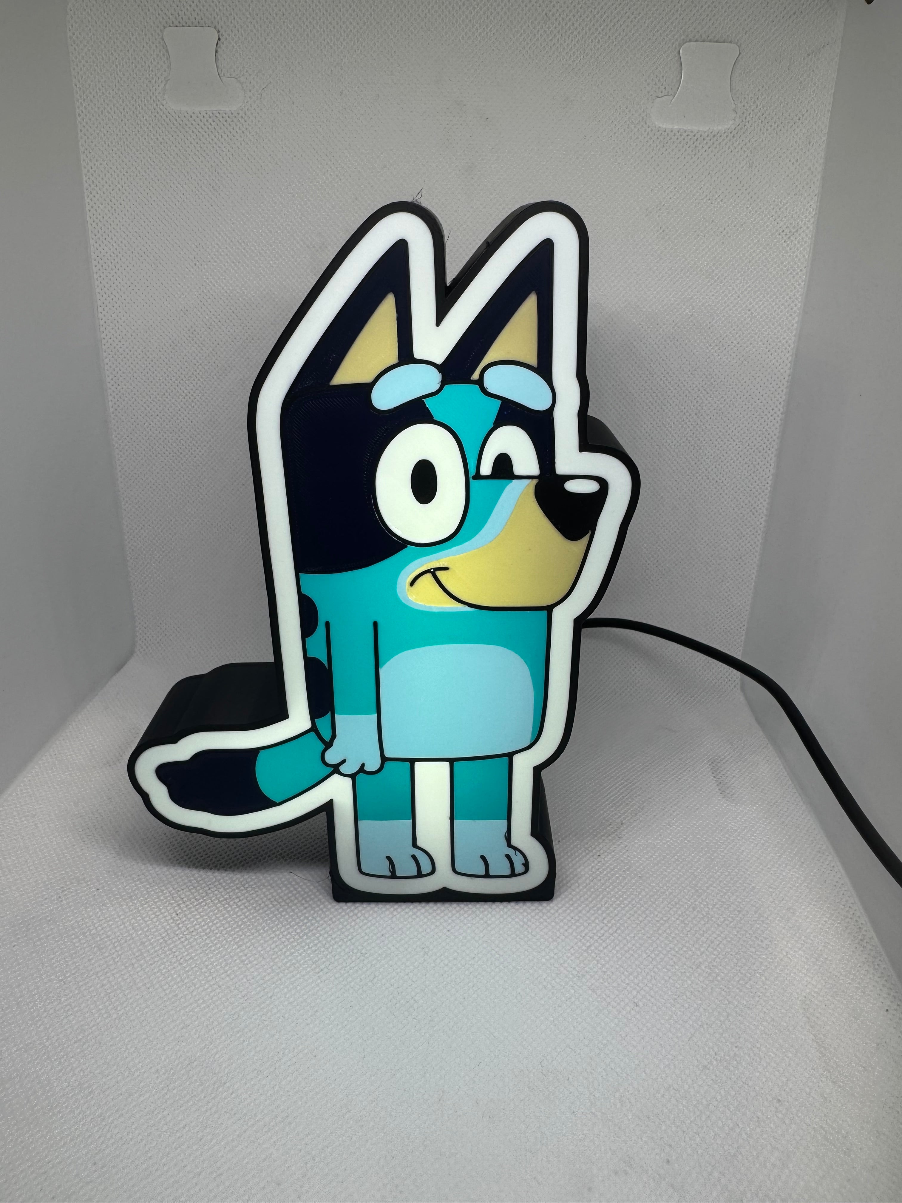 Bluey LED Light Sign – Adorable Illuminated Bluey Figure