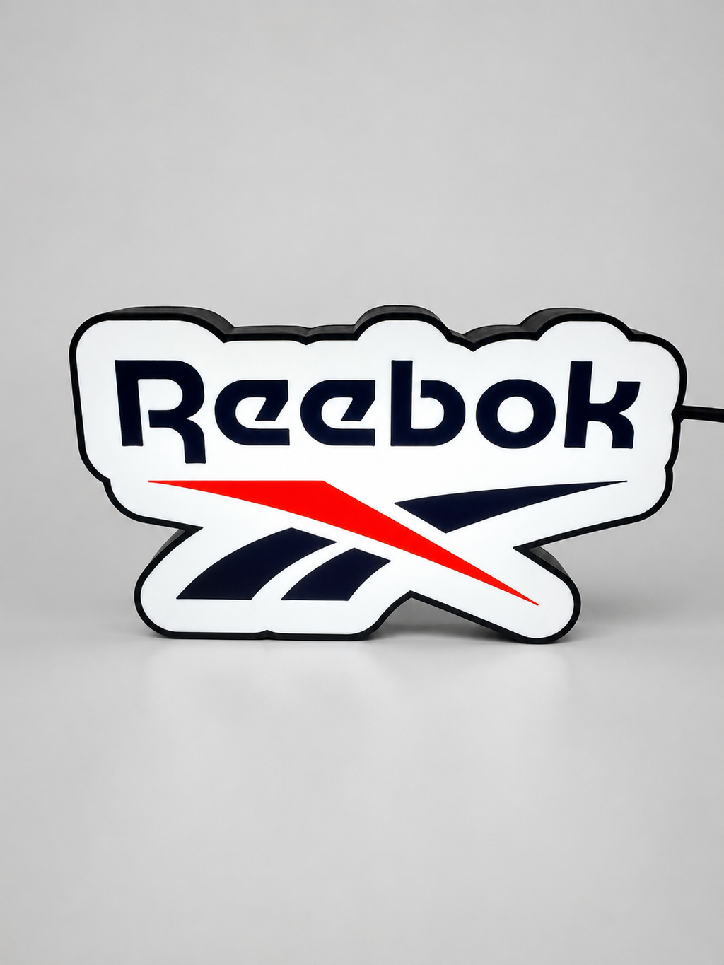 Reebok LED Light Sign - Illuminated Classic Logo Decor