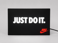Nike “Just Do It” LED Light Sign | Black Illuminated Motivational Decor