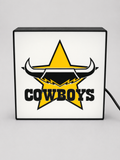 North Queensland Cowboys NRL Team LED Lightbox – Perfect Sports Fan Gift!