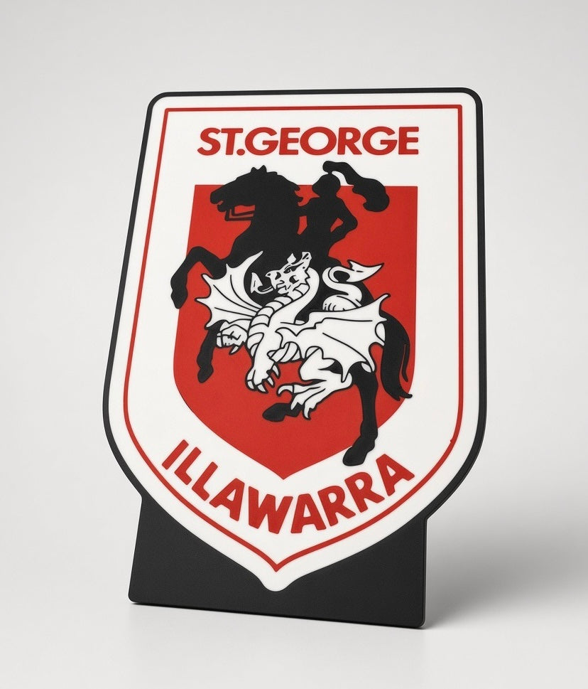 St. George Illawarra Dragons NRL Team LED Lightbox – Perfect Sports Fan Gift!