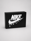 Nike Drippy Logo LED Light Sign | Illuminated Dripping Nike Swoosh Box Decor