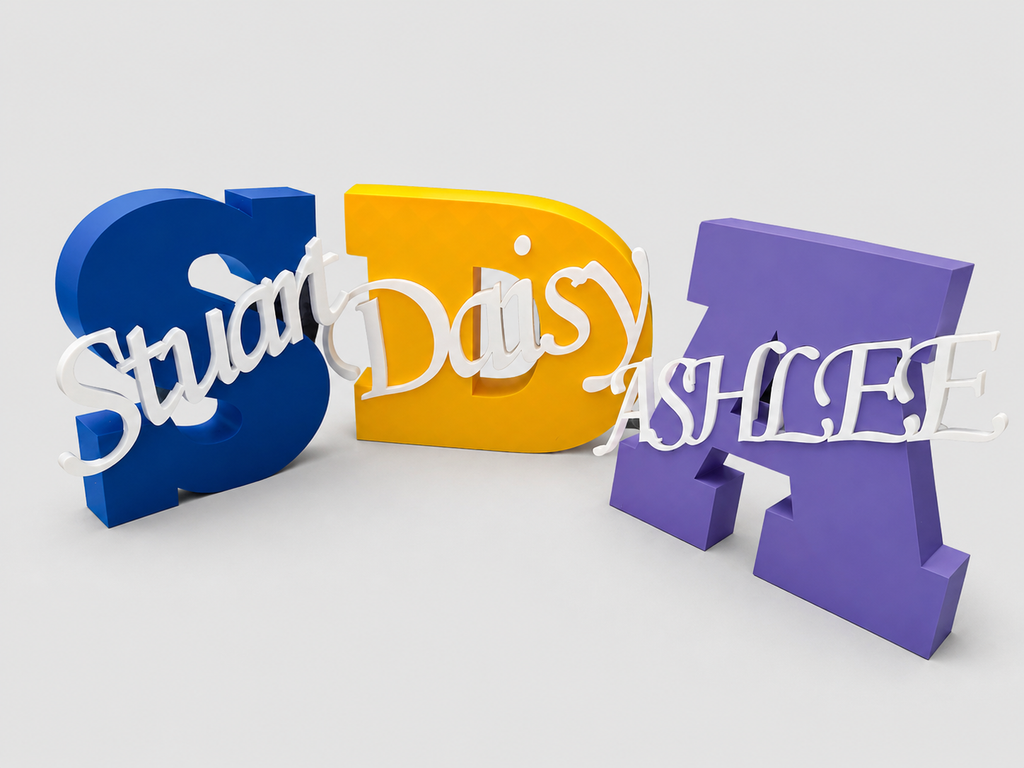 Big Letter Name Sign (Custom)