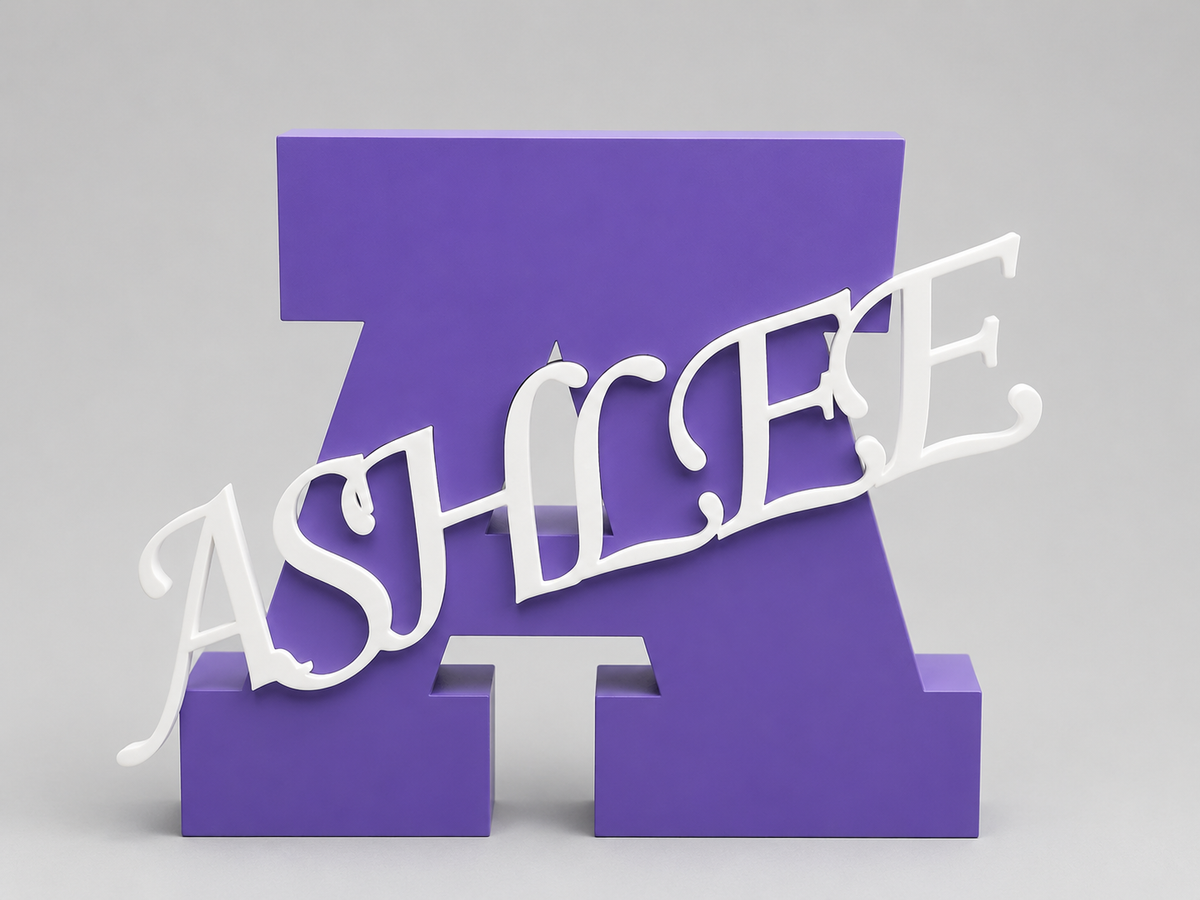 Big Letter Name Sign (Custom)
