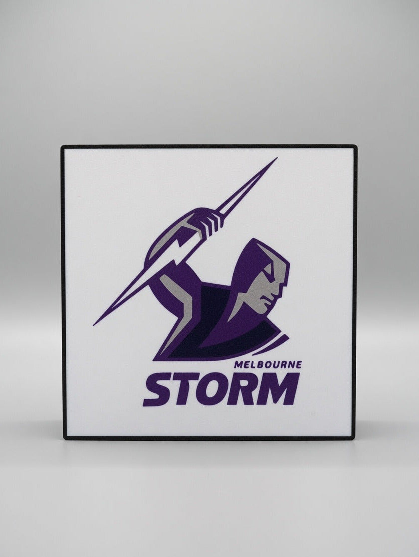Melbourne Storm NRL Team LED Lightbox – Perfect Sports Fan Gift!