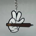 Dope Mikey Hands Keychain