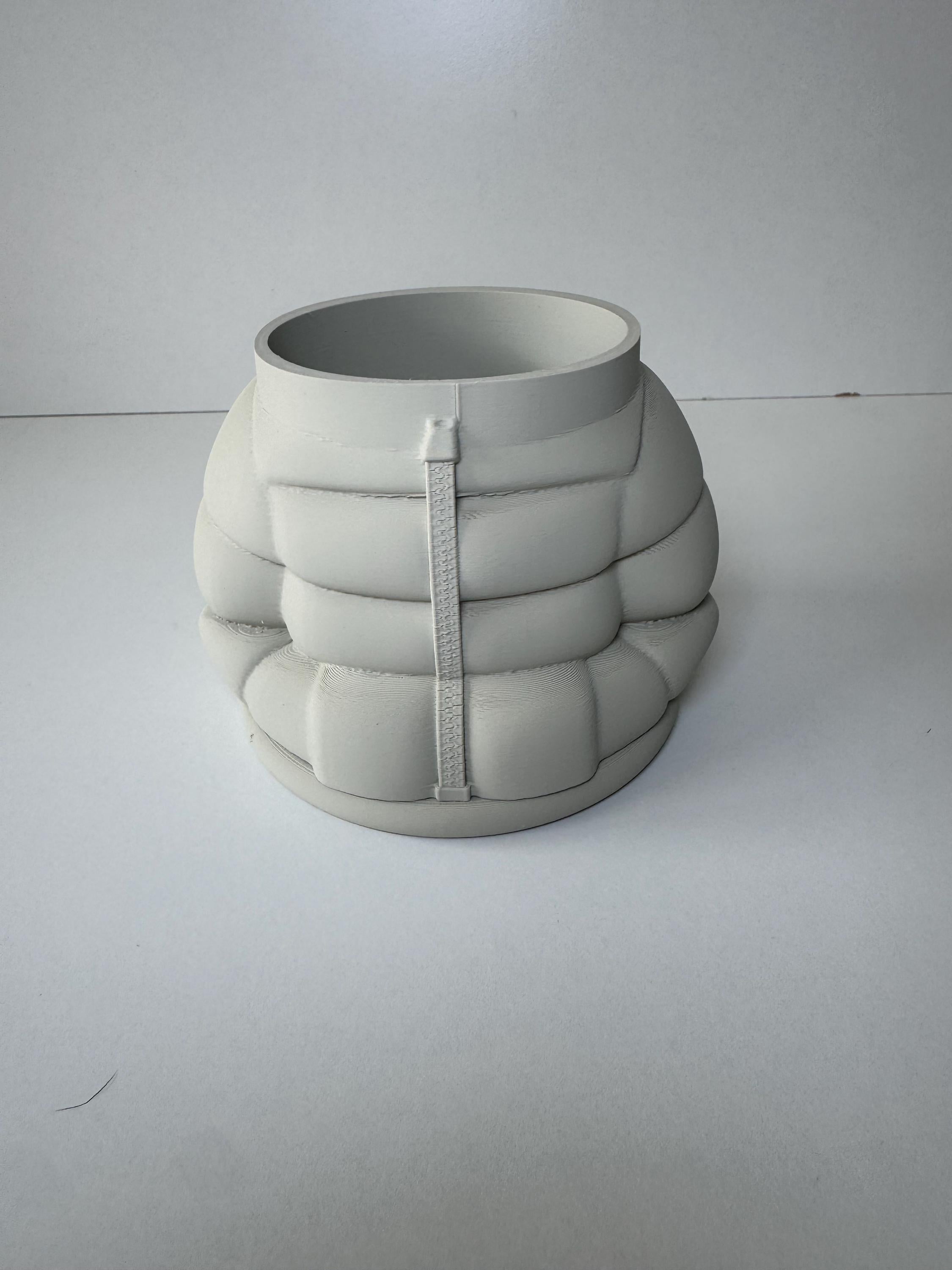 Inflated Jacket Planter Pot