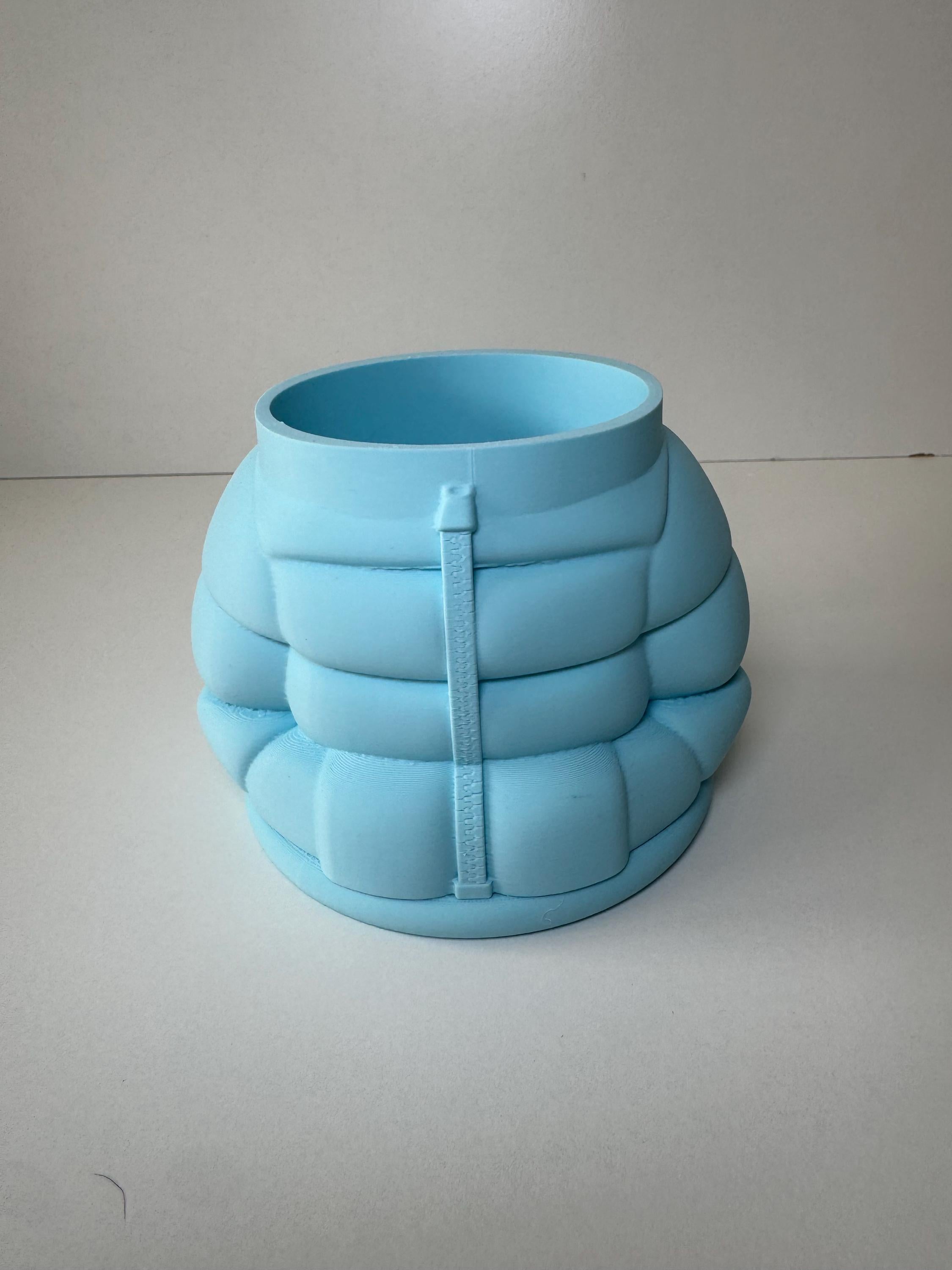 Inflated Jacket Planter Pot