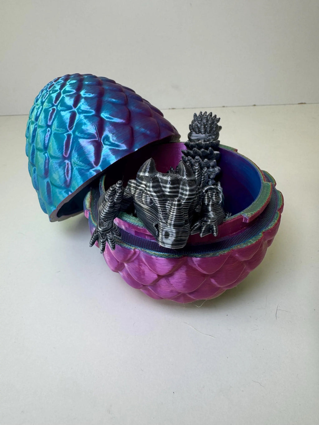 Articulating Dragon + Twist Egg Combo - Water Dragon, Bone Dragon, Spike Dragon & Baby Dragon