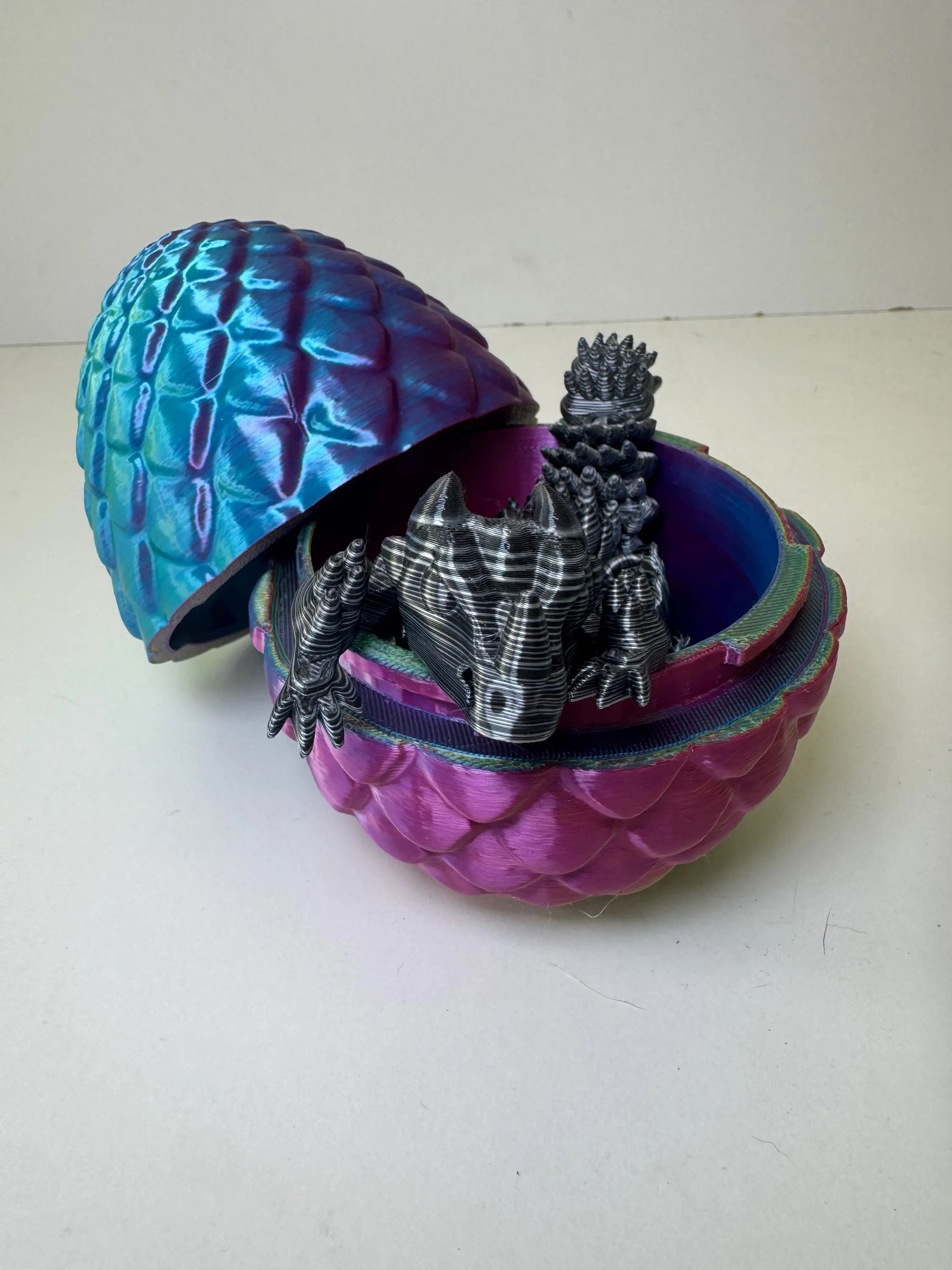 Articulating Dragon + Twist Egg Combo - Water Dragon, Bone Dragon, Spike Dragon & Baby Dragon