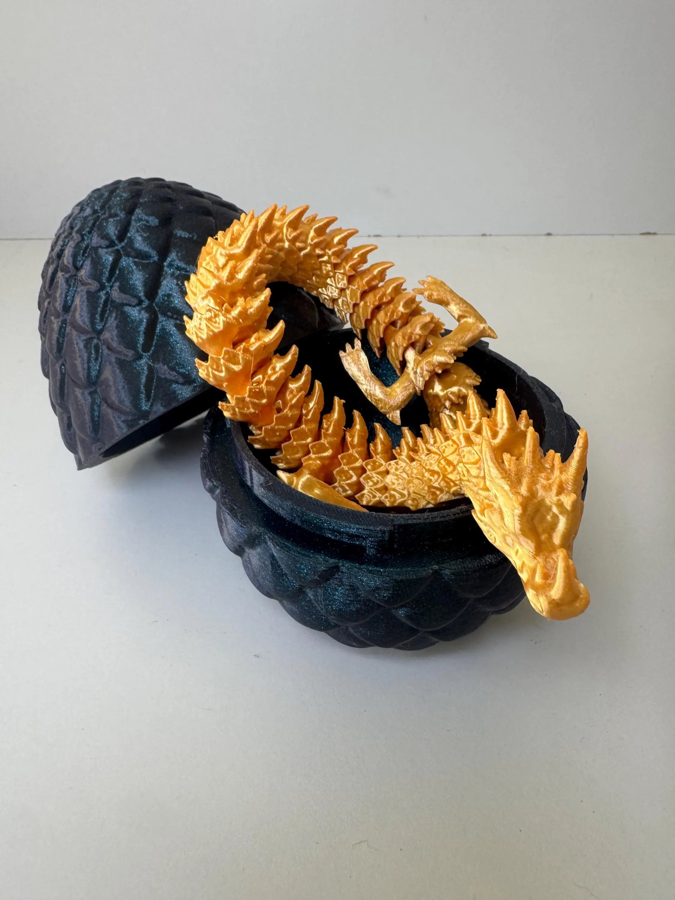 Articulating Dragon + Twist Egg Combo - Water Dragon, Bone Dragon, Spike Dragon & Baby Dragon