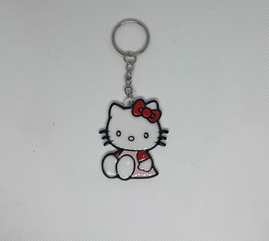Hello Kitty Sitting Keychain