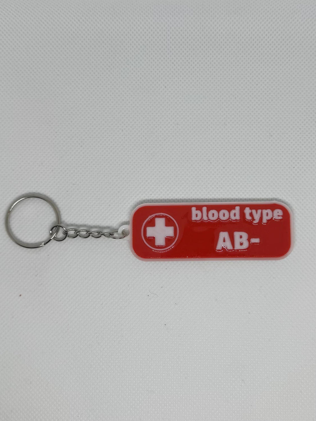 Medical Blood Type Keychain