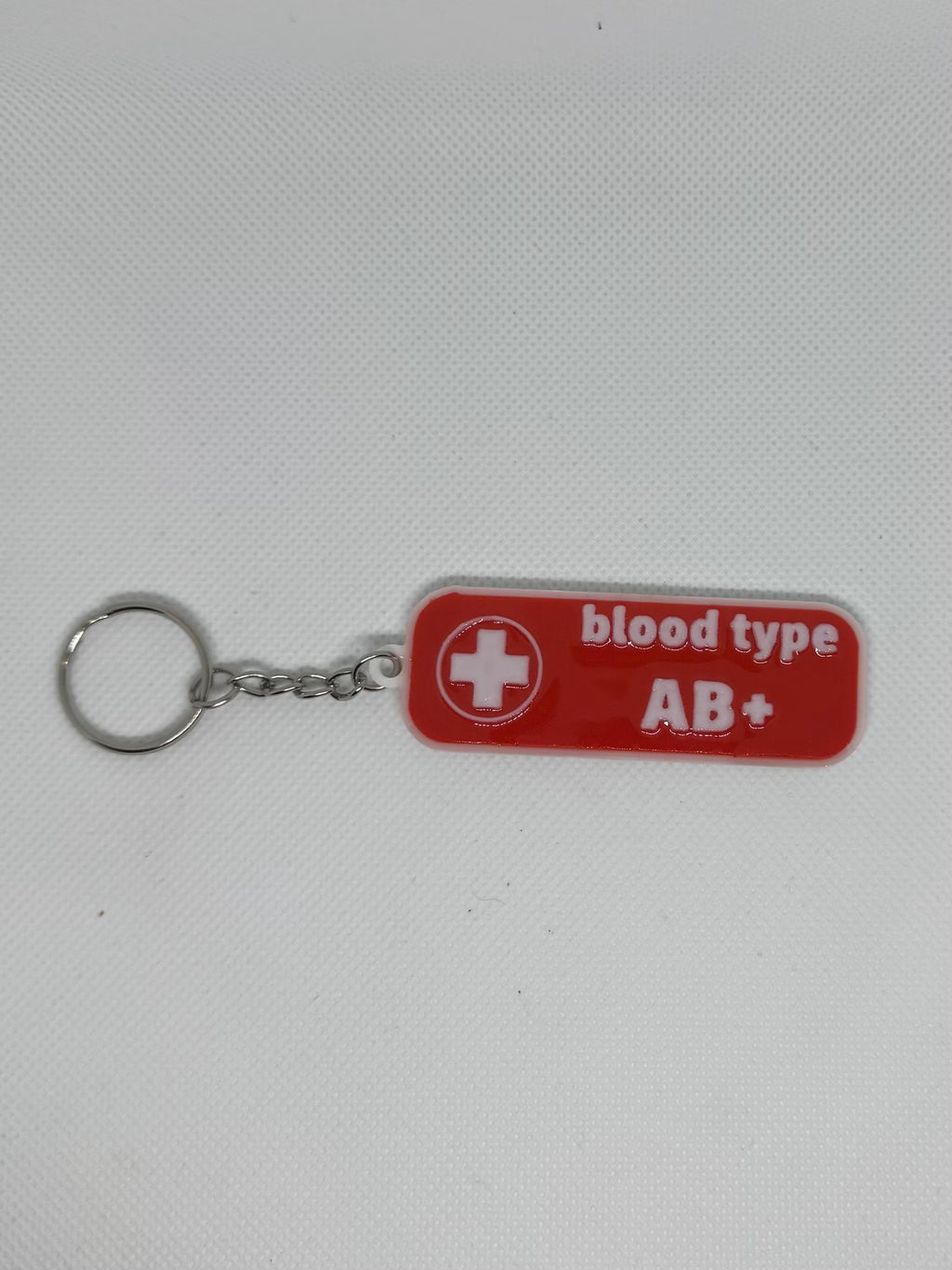 Medical Blood Type Keychain